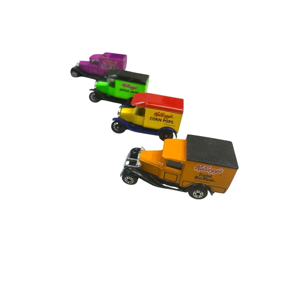 Kellogg's Cereal‎ Advertising Antique Matchbox Diecast Trucks Lot 1979